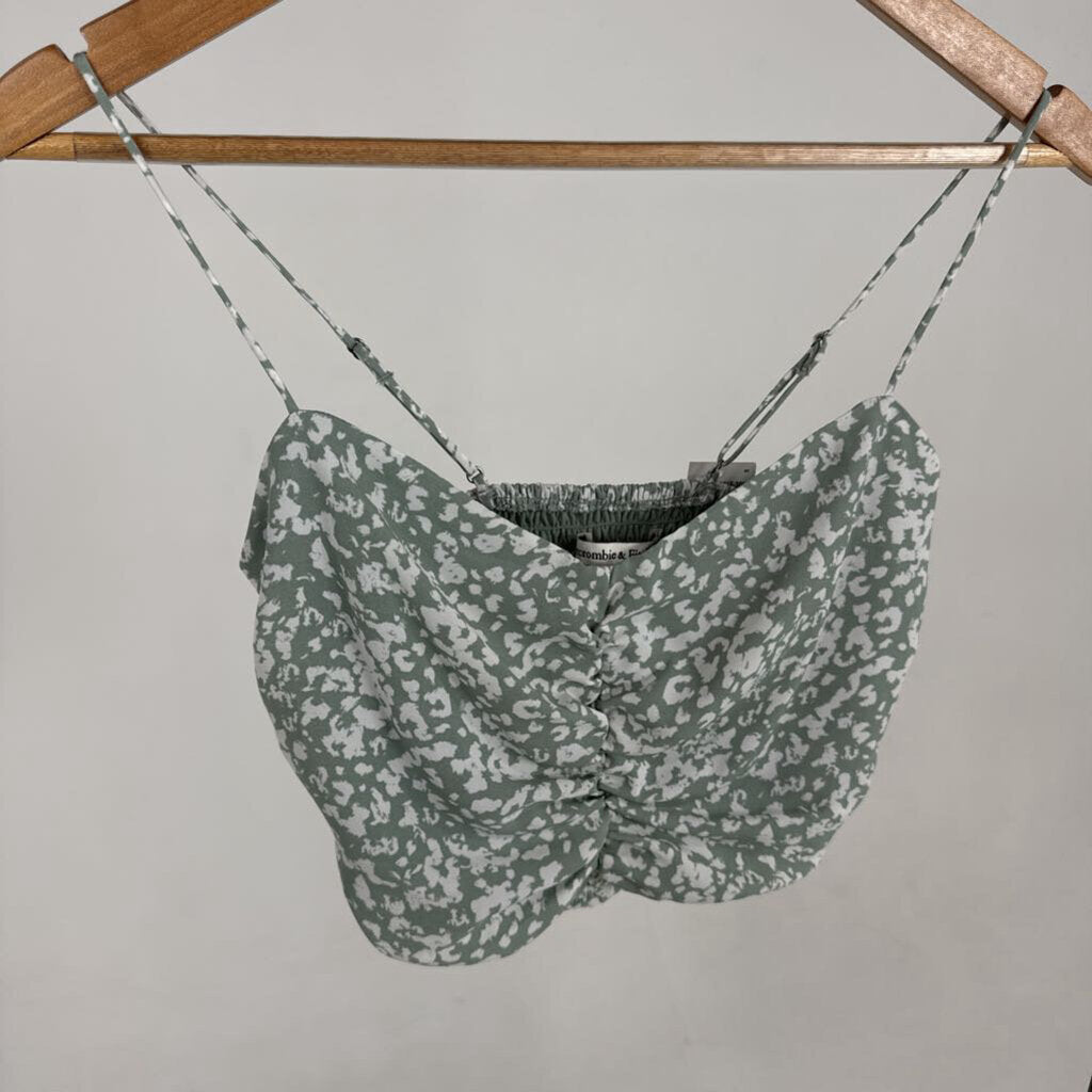 NWT! Crop Abstarct Print Spaghetti Strap (XS)