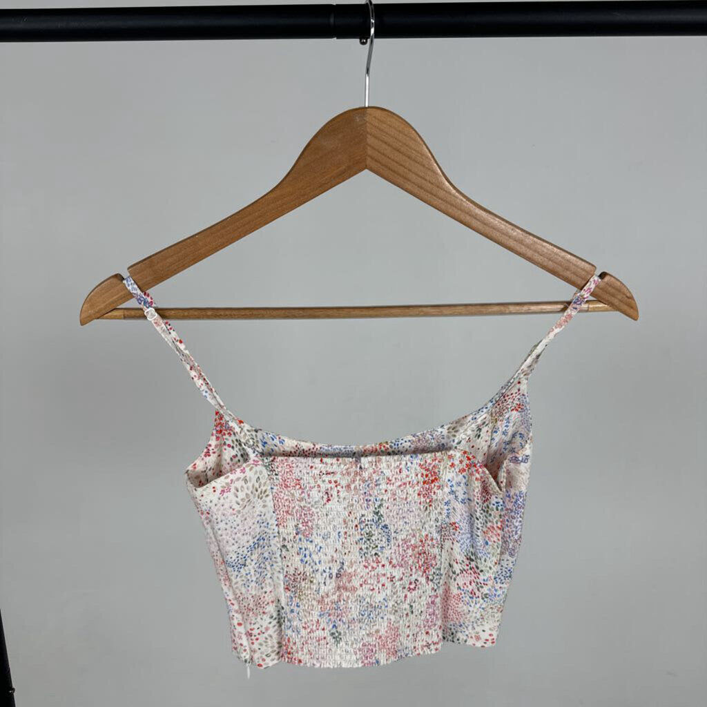 Crop Floral Tank (2XS)