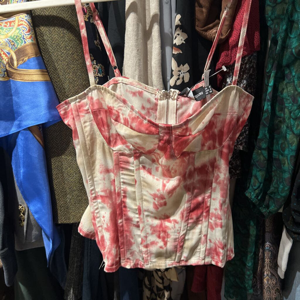 NWT! Tie Dye Corset Top (4)