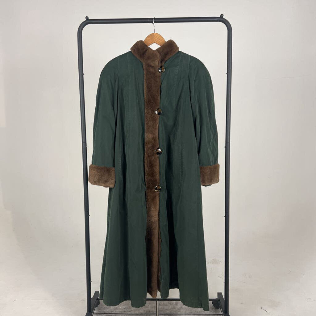 LS Fur Lined Button Up Coat (OS)