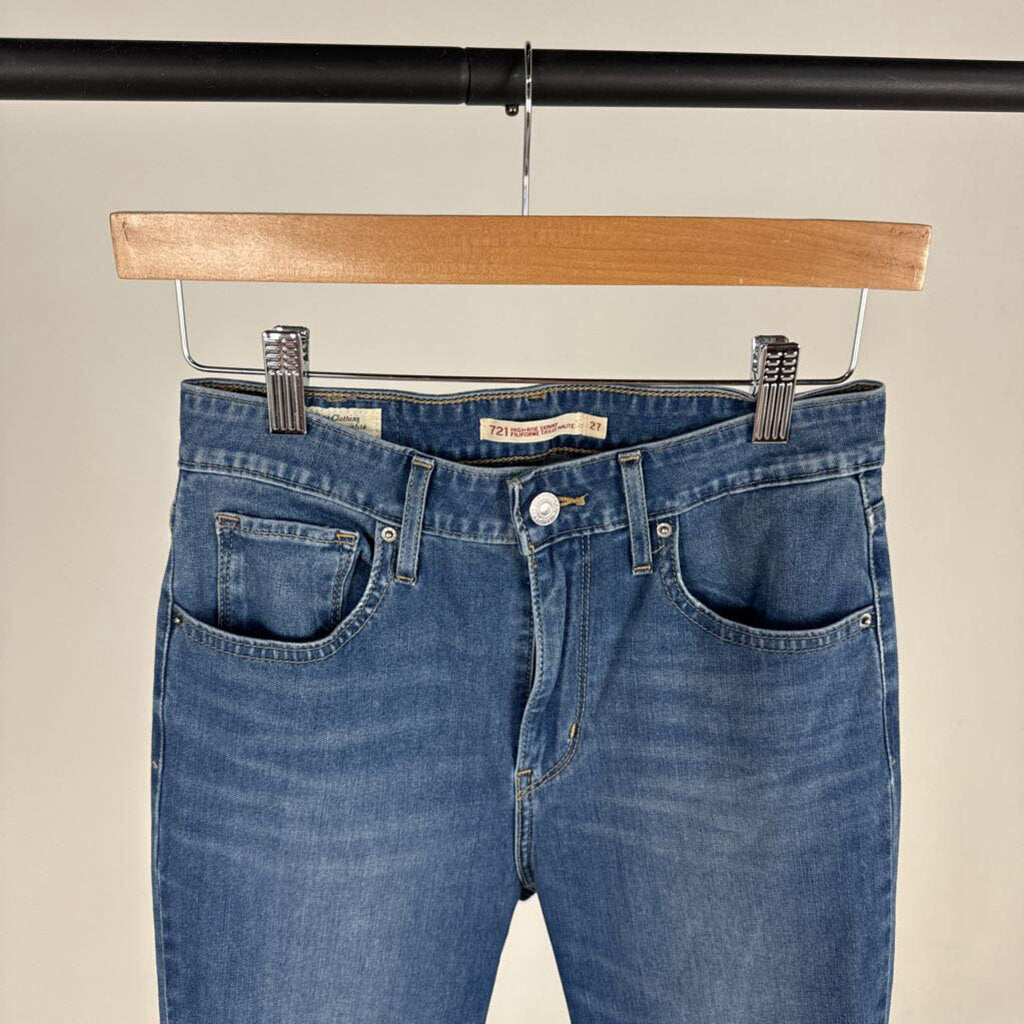 'High Rise Skinny' Jeans (27)