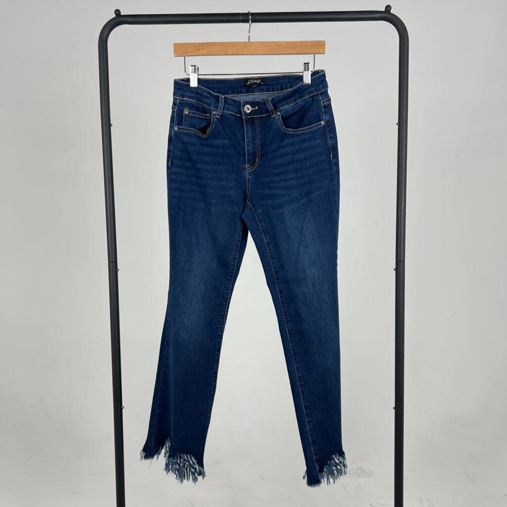 HR Slim Jeans With Fringe Hem (8)