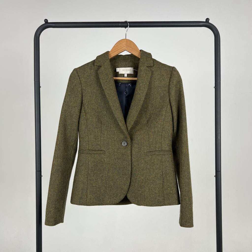 Herring Bone Pr Wool Blazer (4)