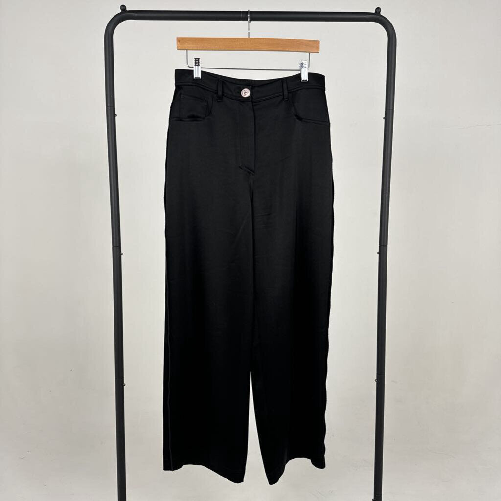 "Josine" Satin Slip Pants (L)