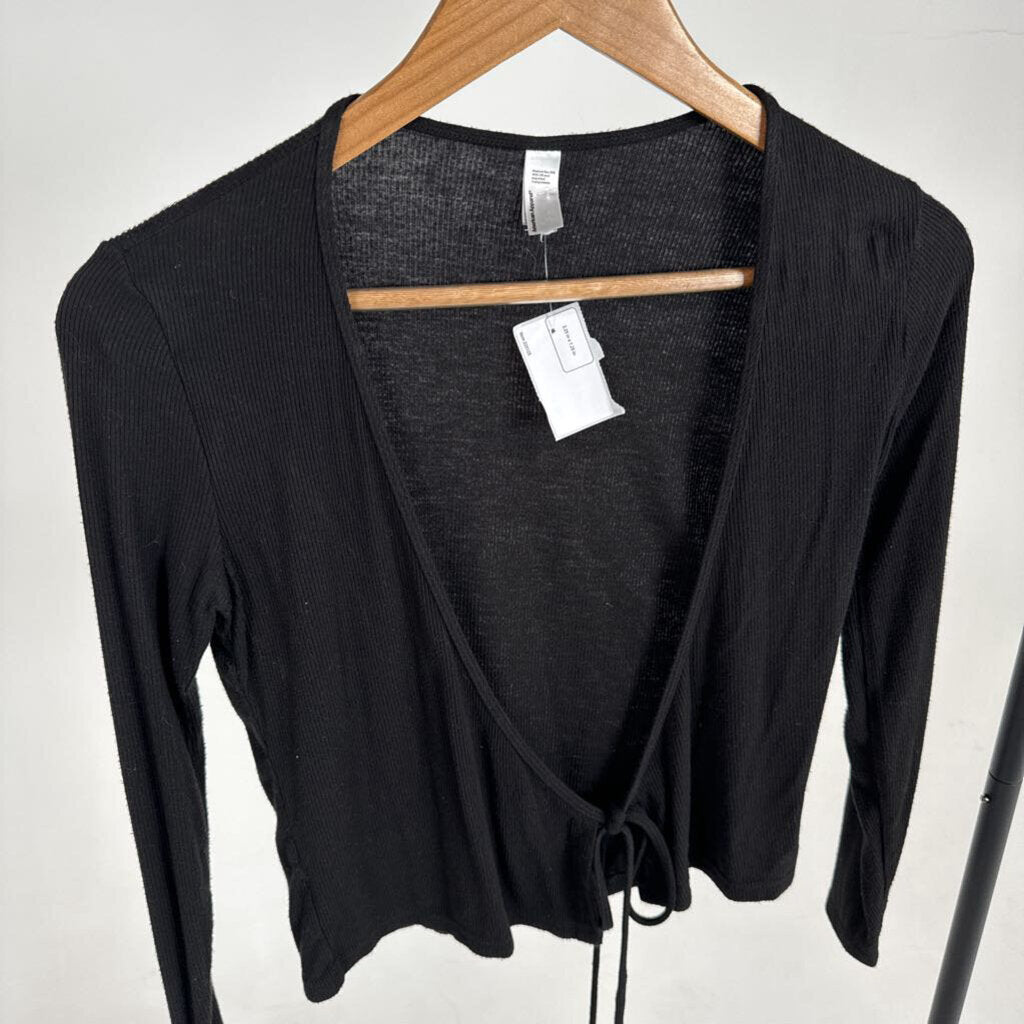 Long Sleeve Wrap Top (XS)