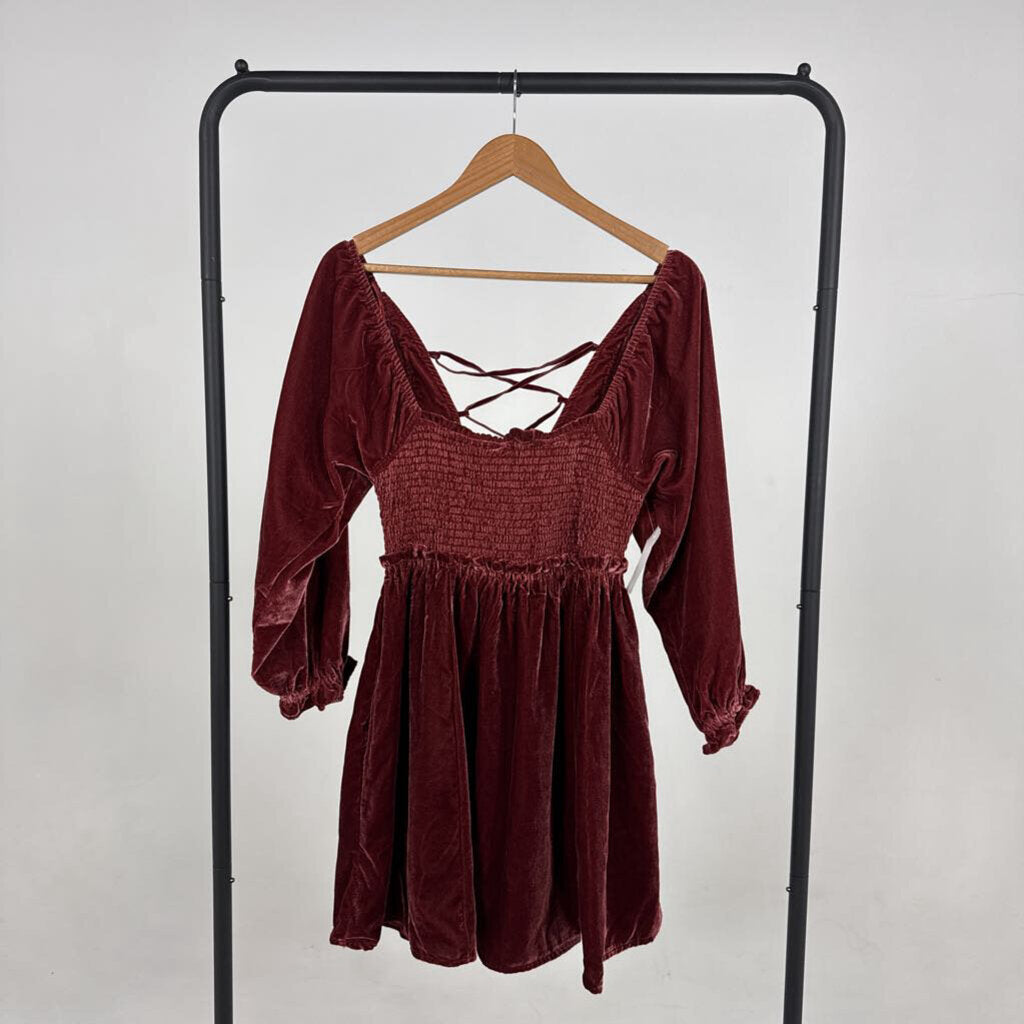 "Daphne Velvet" Mini Dress